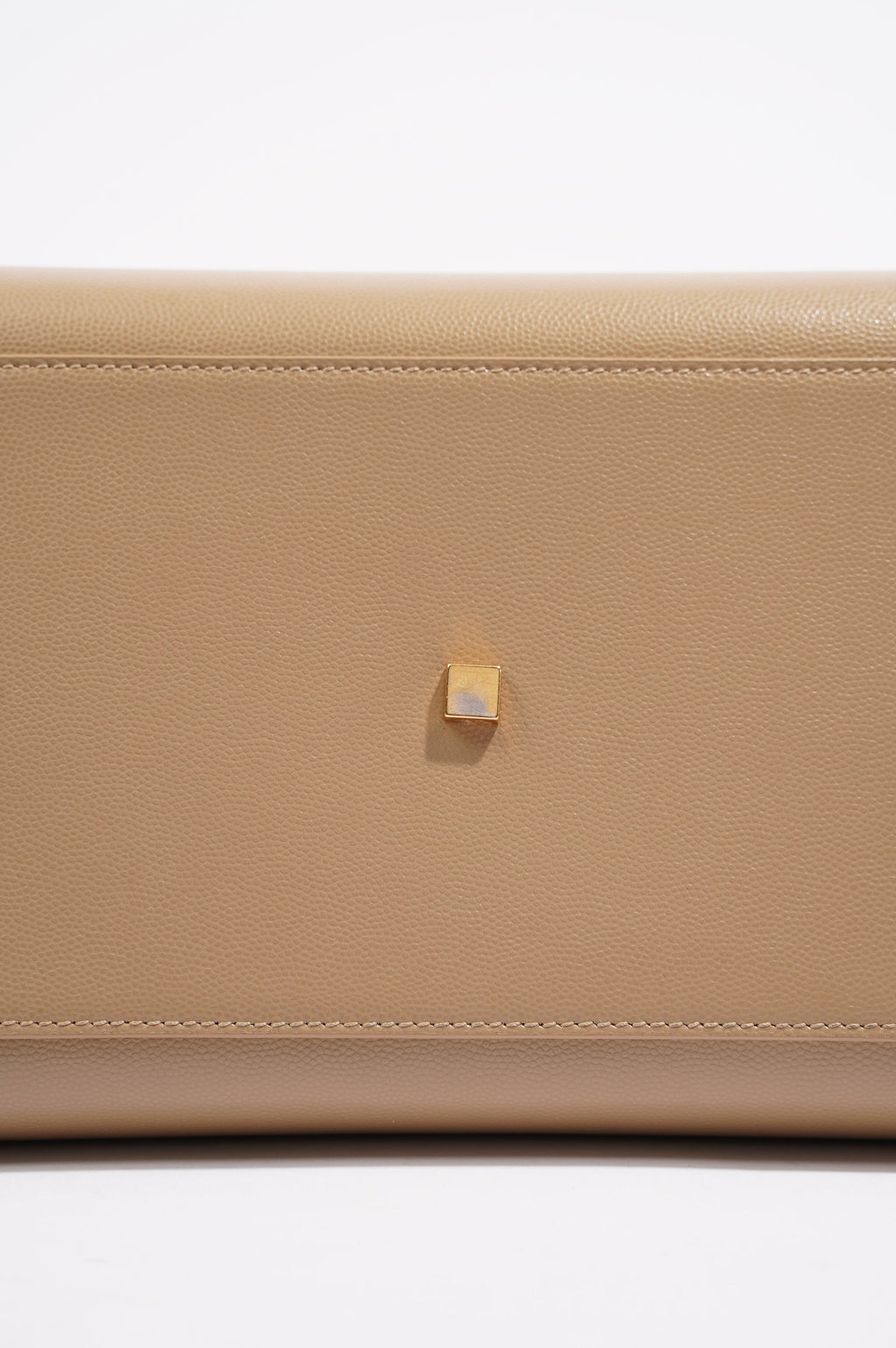 Saint Laurent Womens Uptown Tote Beige Small