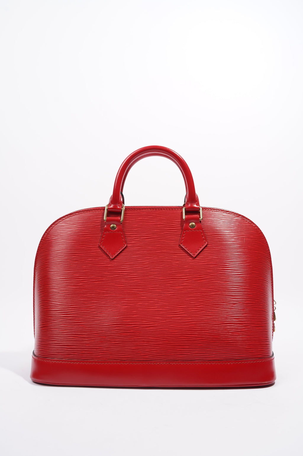 Louis Vuitton Womens Alma Red Epi Leather PM