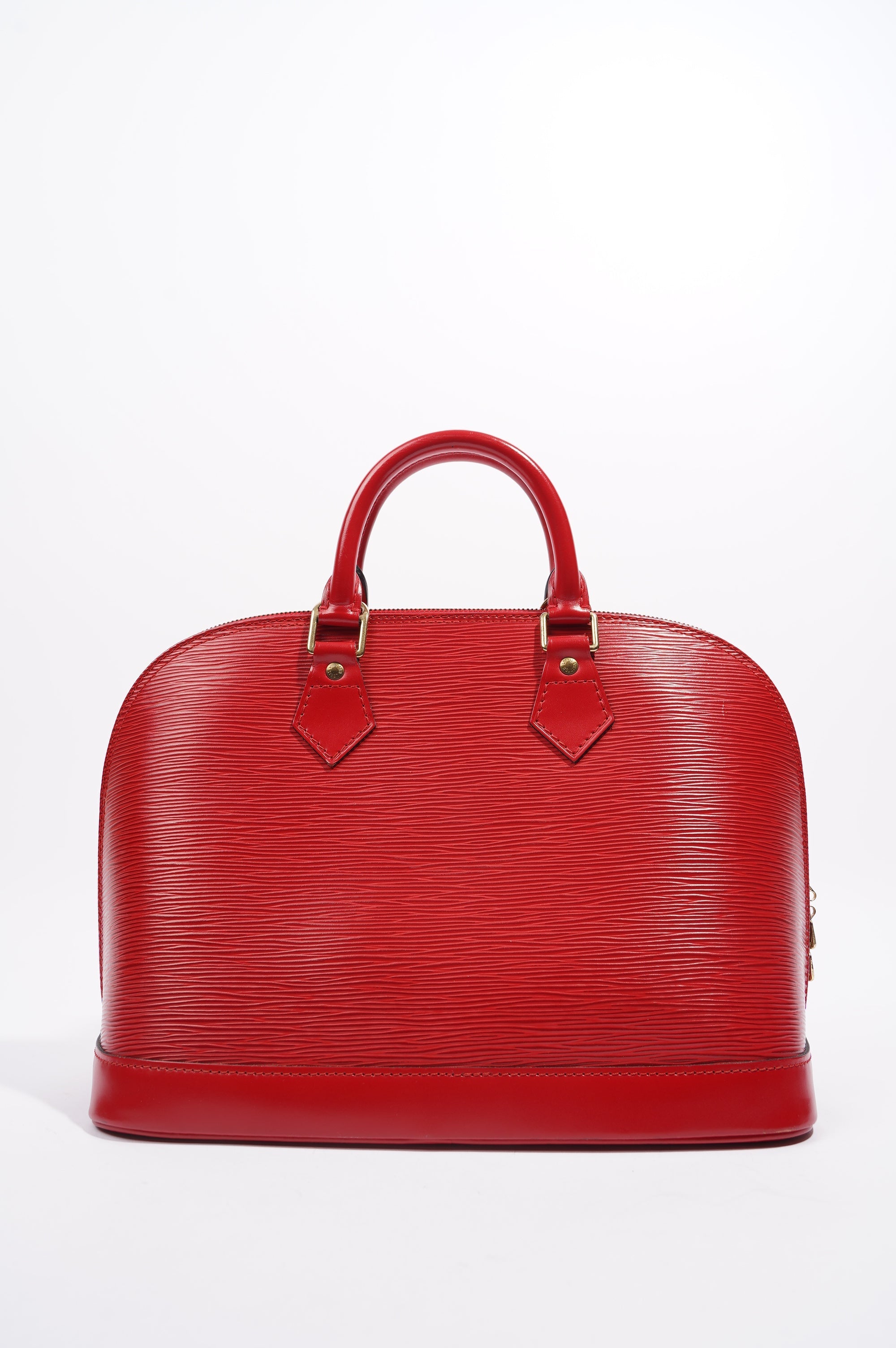 Louis Vuitton Womens Alma Red Epi Leather PM