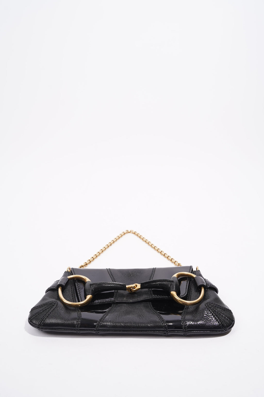 Gucci Womens Horsebit Vintage Tom Ford Bag Black
