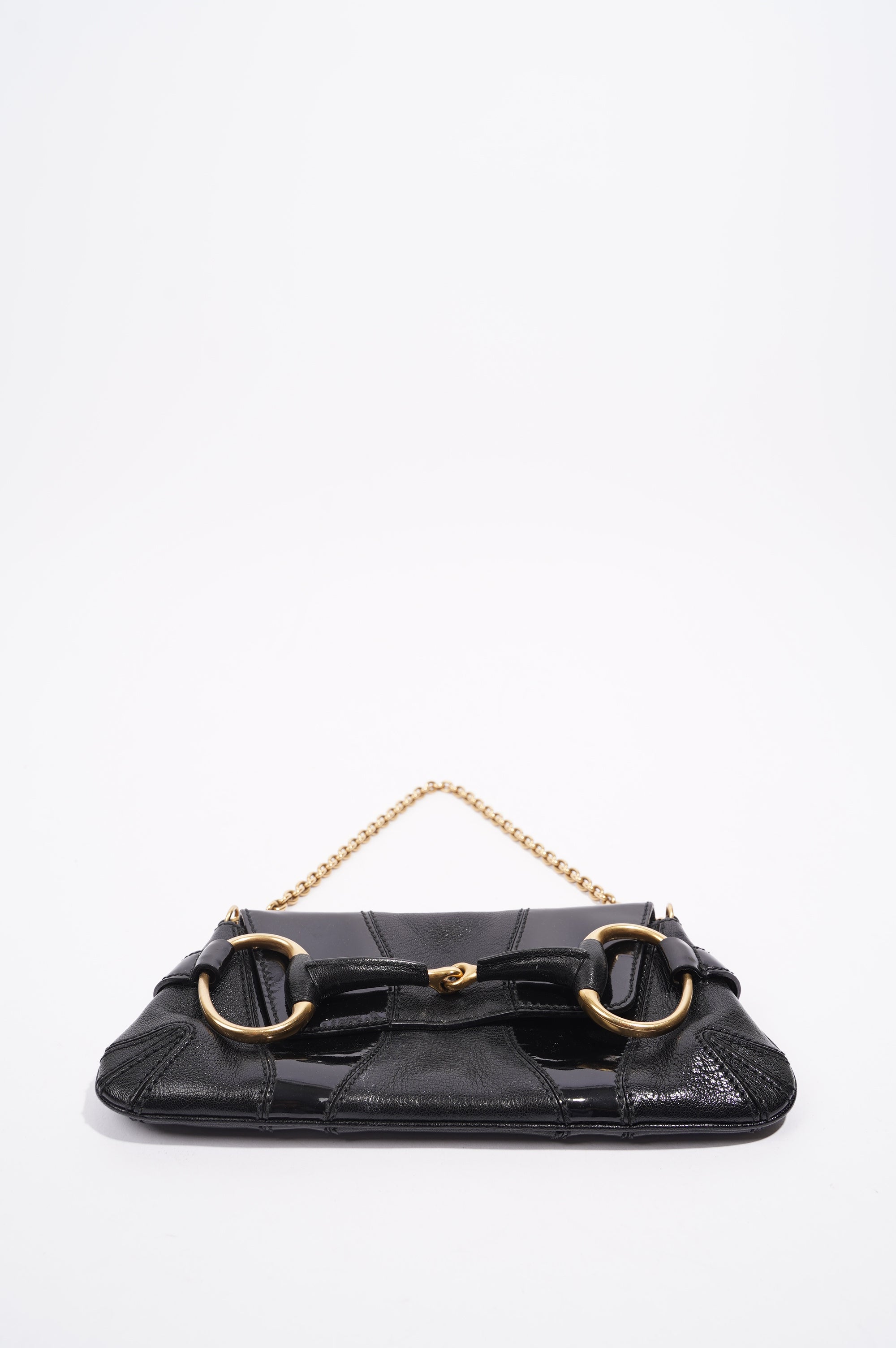 Gucci Womens Horsebit Vintage Tom Ford Bag Black