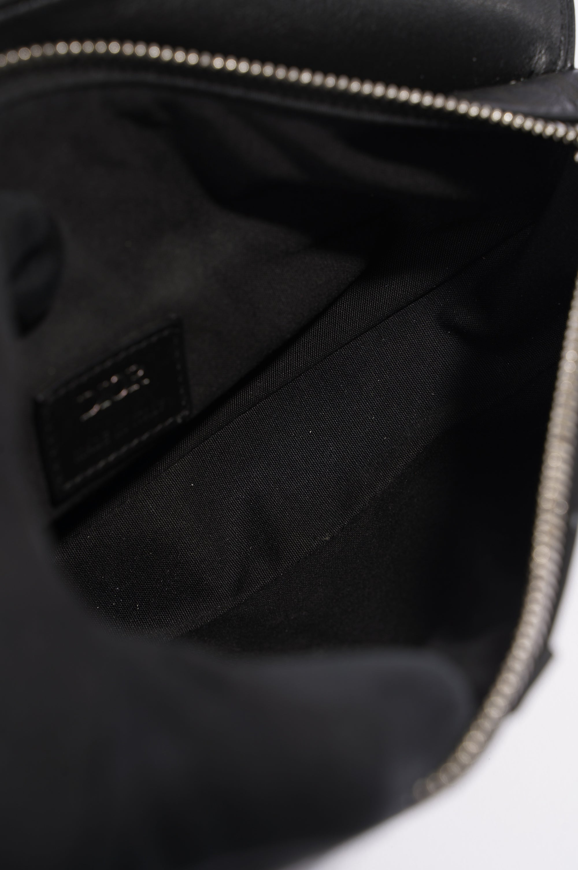 Christian Dior Mens Saddle Bag Black Leather