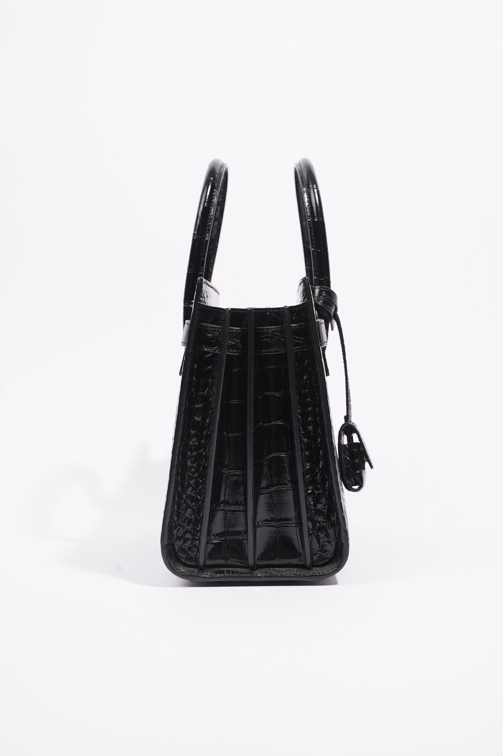 Saint Laurent Womens Sac De Jour Black Croc Baby