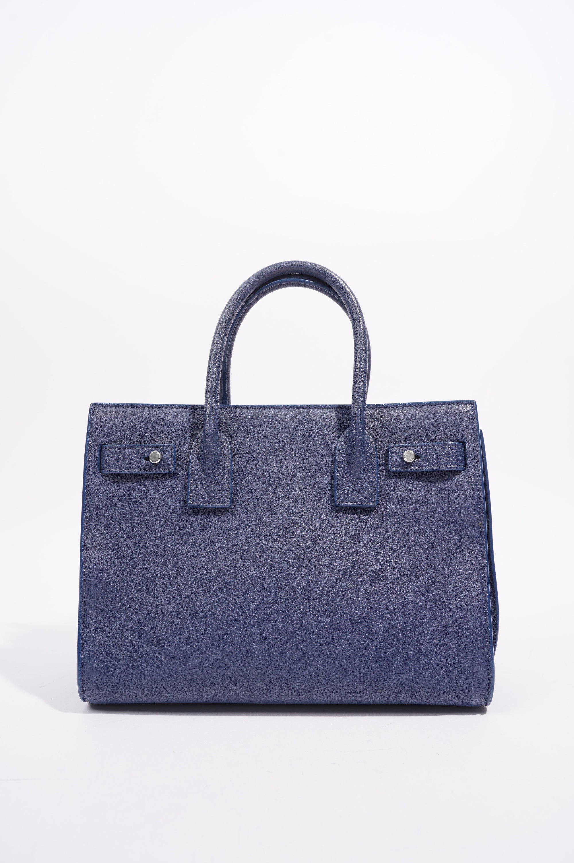Saint Laurent Womens Sac De Jour Blue Baby