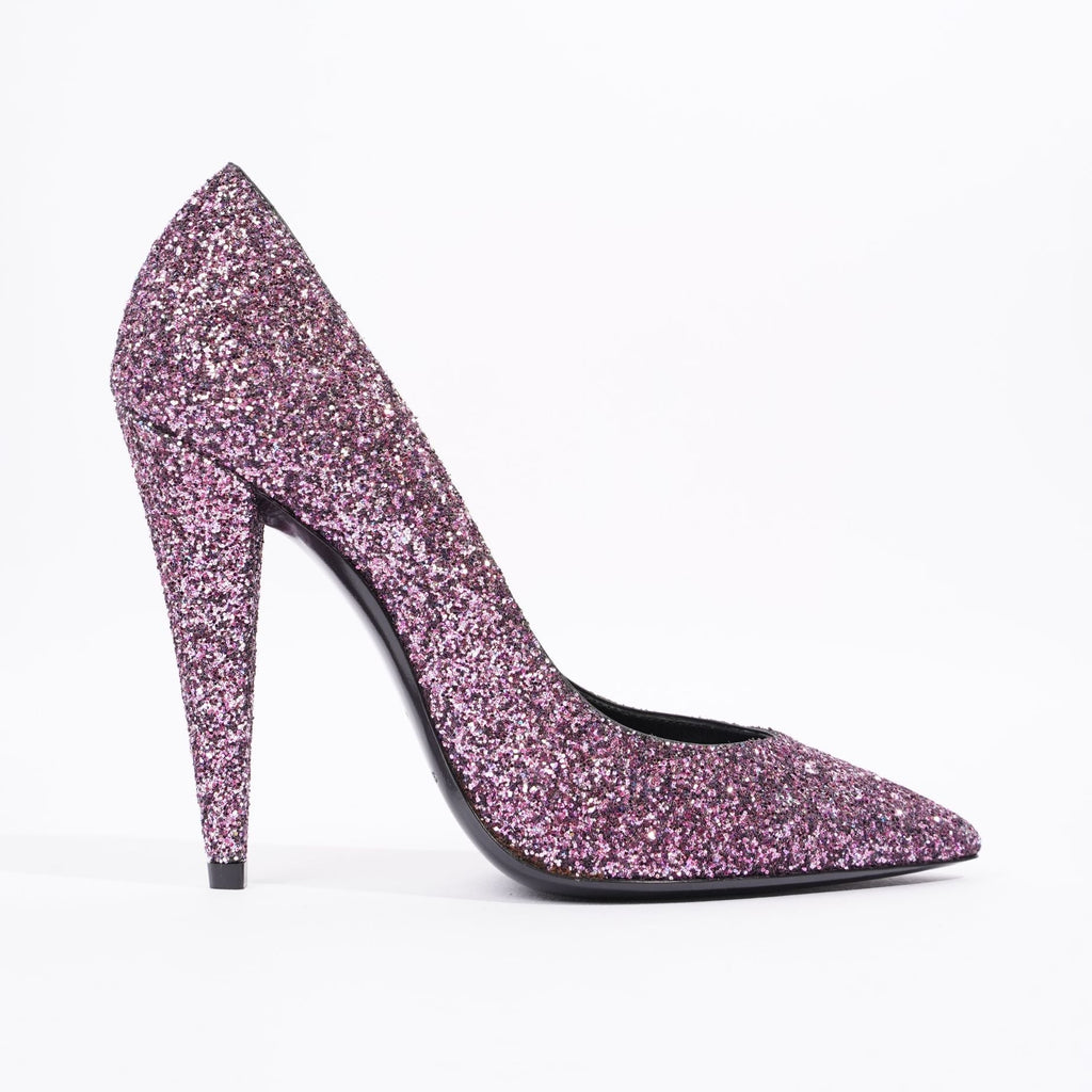 Saint Laurent Anja Pink Glitter EU 36 / UK 3