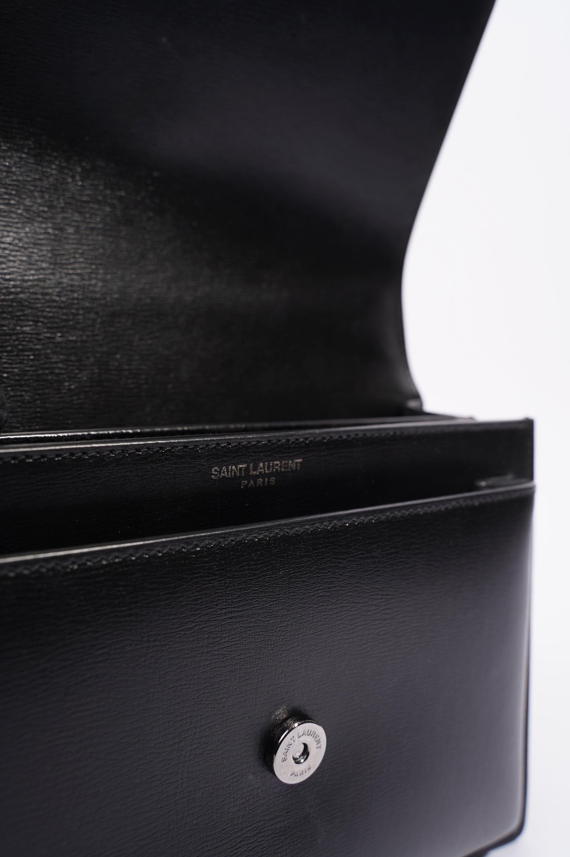Saint Laurent Womens Sunset Bag Black Medium