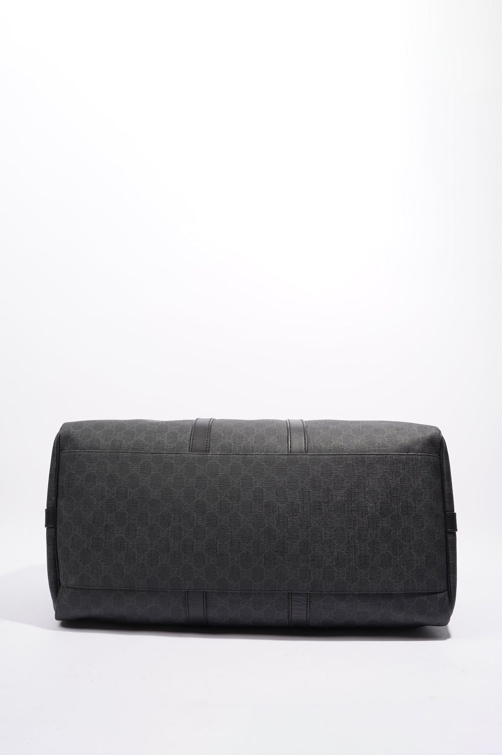 Gucci Mens GG Duffle Bag Grey Canvas