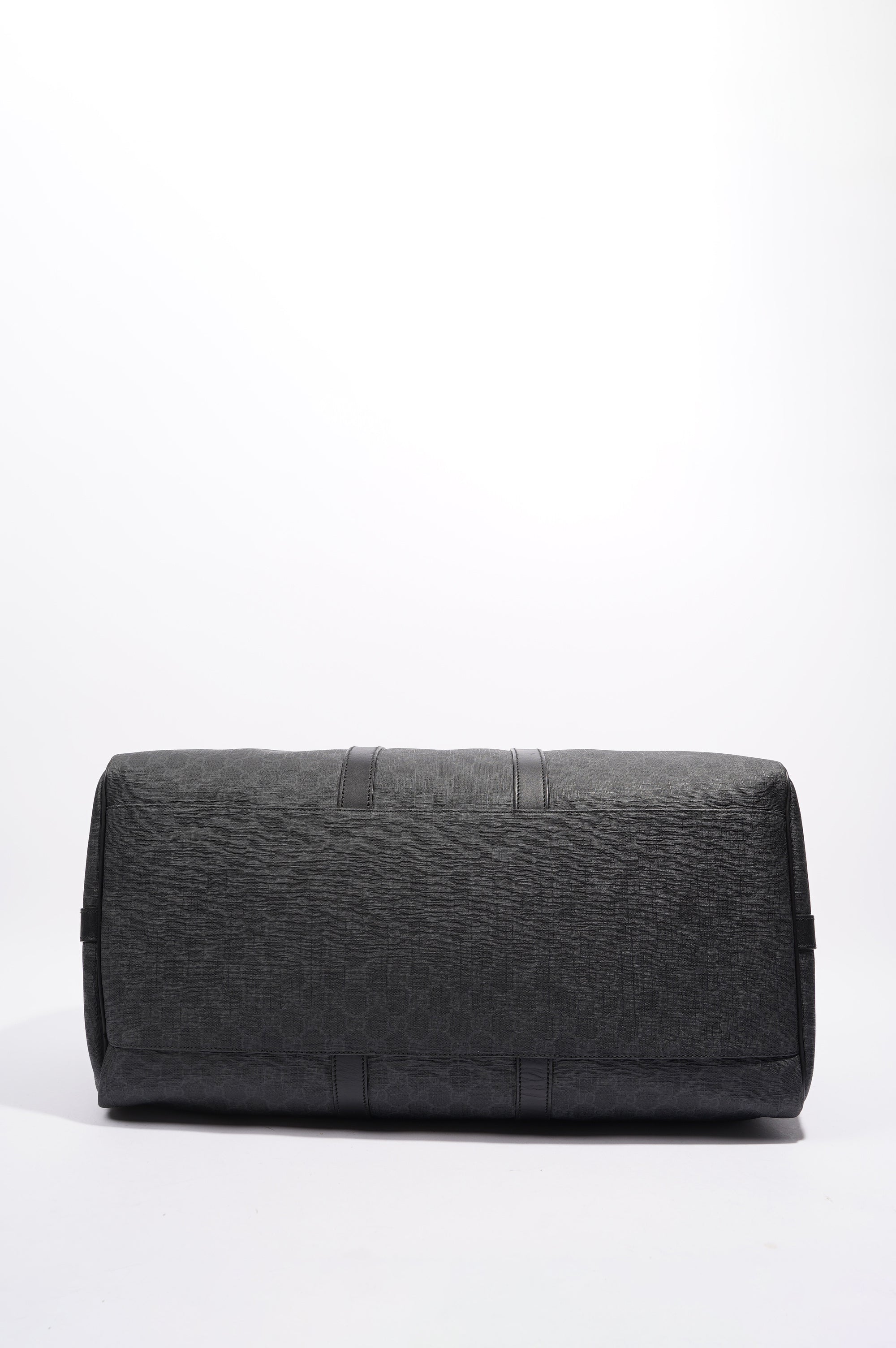 Gucci Mens GG Duffle Bag Grey Canvas
