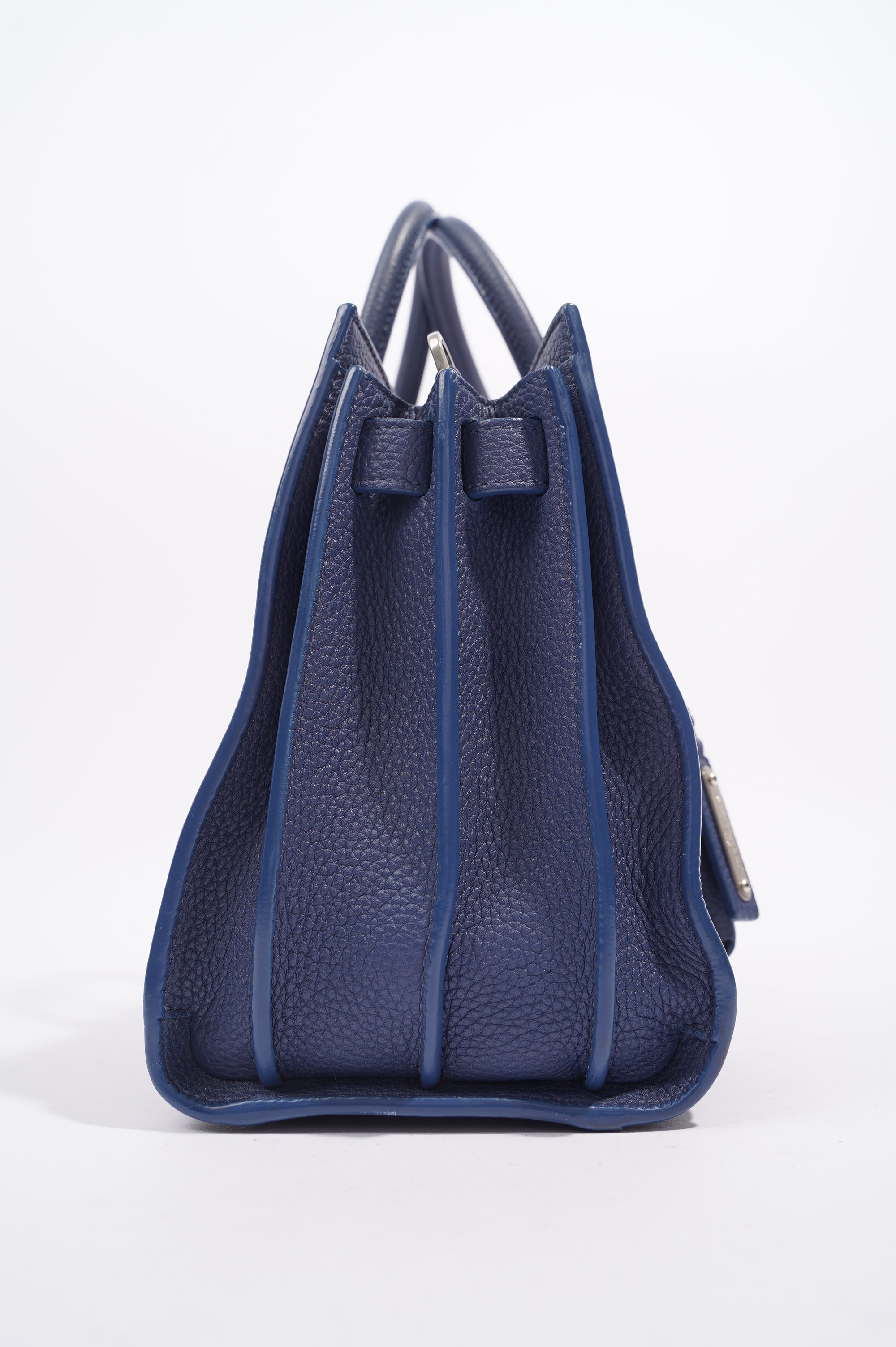 Saint Laurent Womens Sac De Jour Blue Baby