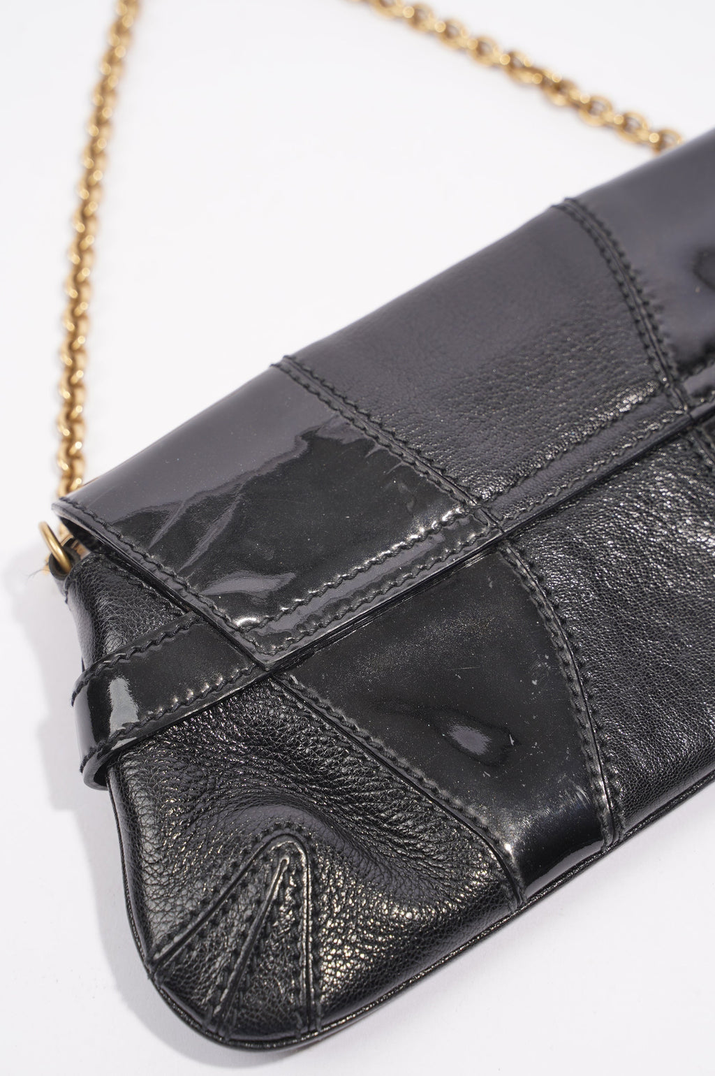 Gucci Womens Horsebit Vintage Tom Ford Bag Black