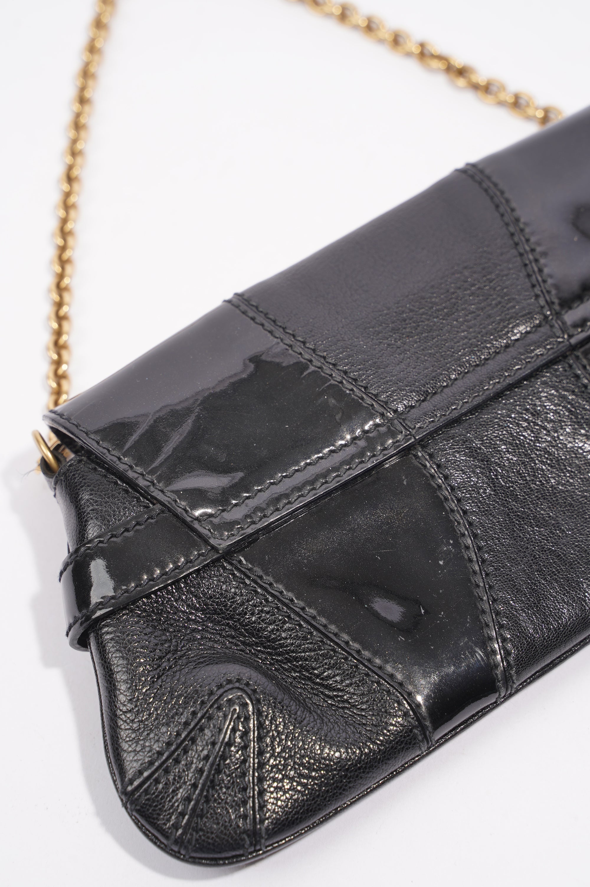 Gucci Womens Horsebit Vintage Tom Ford Bag Black