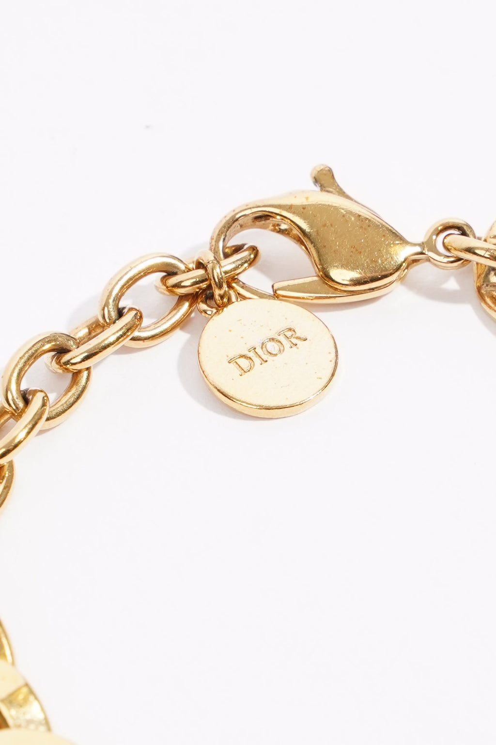 Christian Dior Womens Danseuse Etoile Bracelet Gold Finish