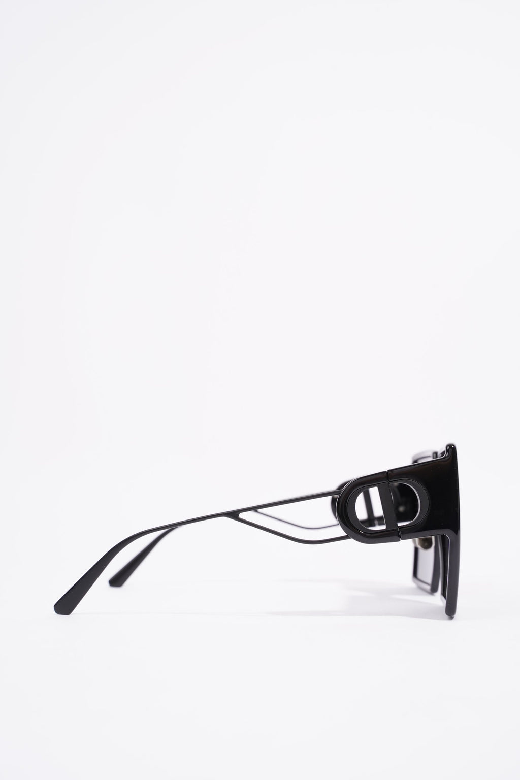 Christian Dior Womens 30 Montaigne Sunglasses Black Acetate