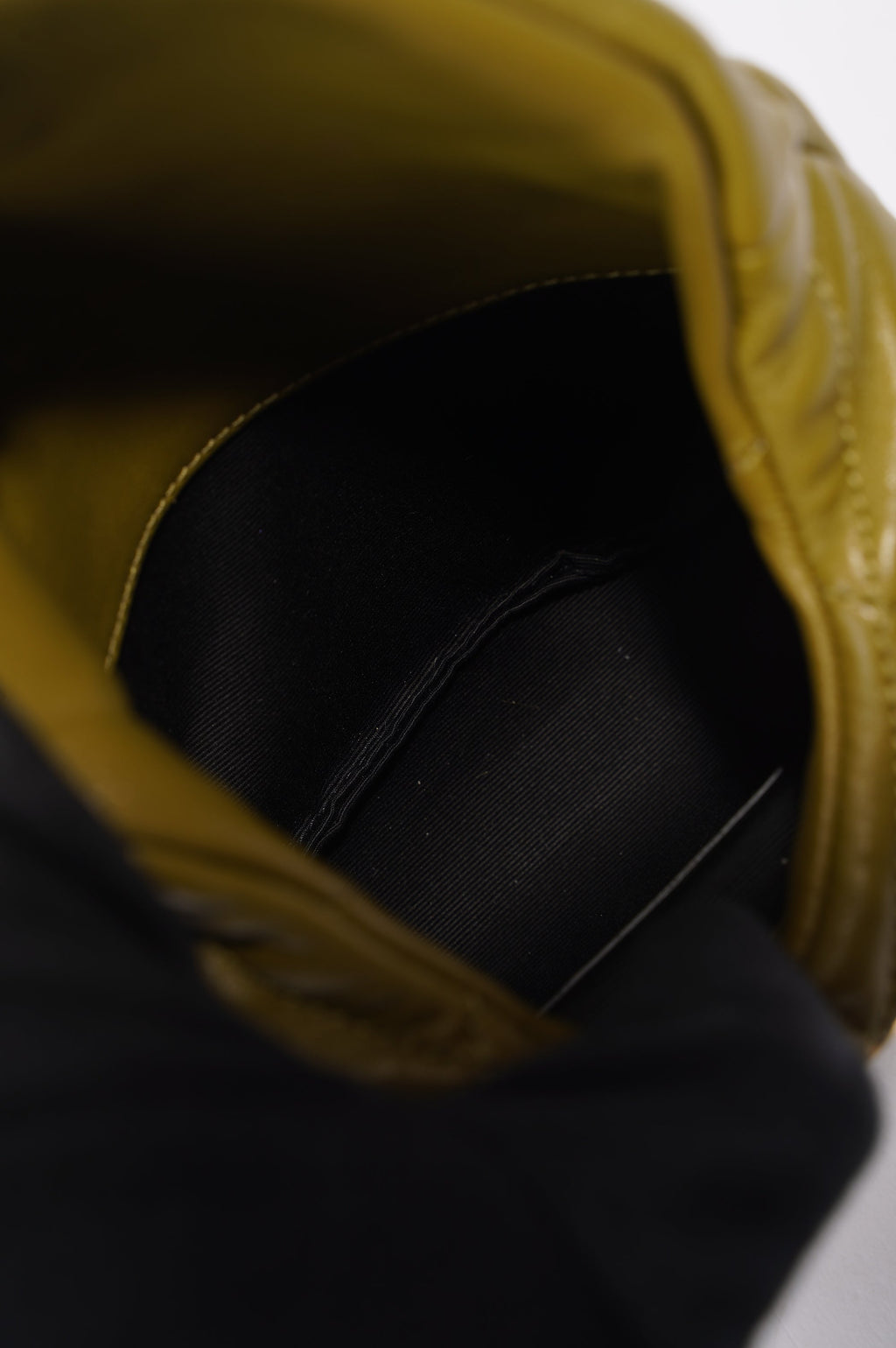 Saint Laurent Womens Puffer Pouch Olive