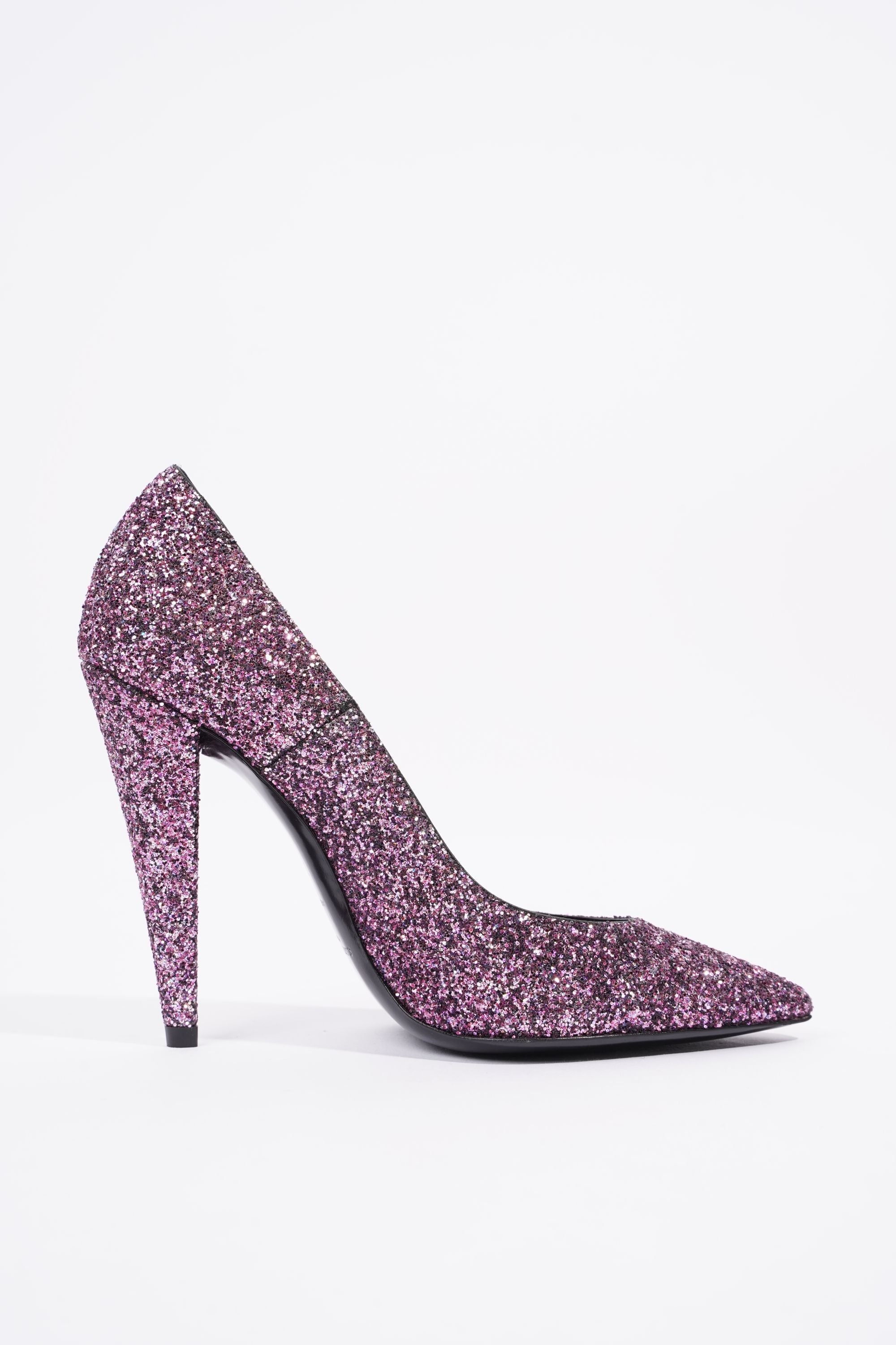 Saint Laurent Anja Pink Glitter EU 36 / UK 3