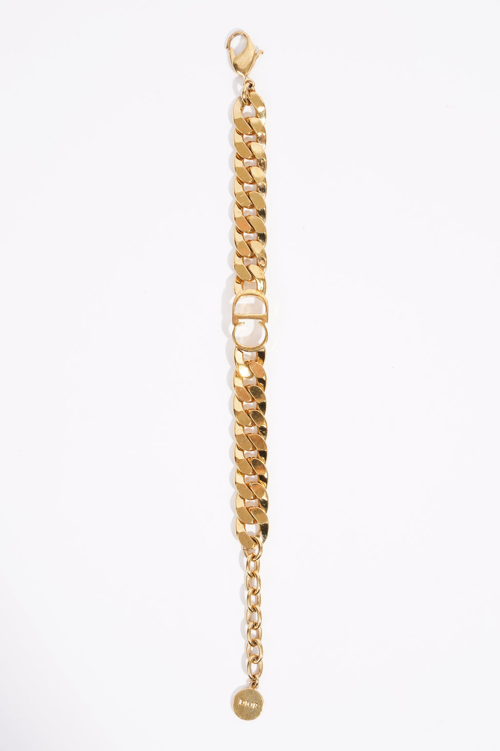 Christian Dior Womens Danseuse Etoile Bracelet Gold Finish