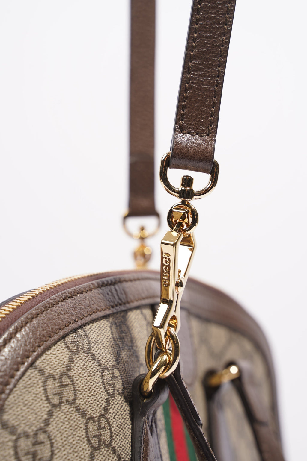 Gucci Womens Ophidia GG Bag Brown / Supreme Canvas