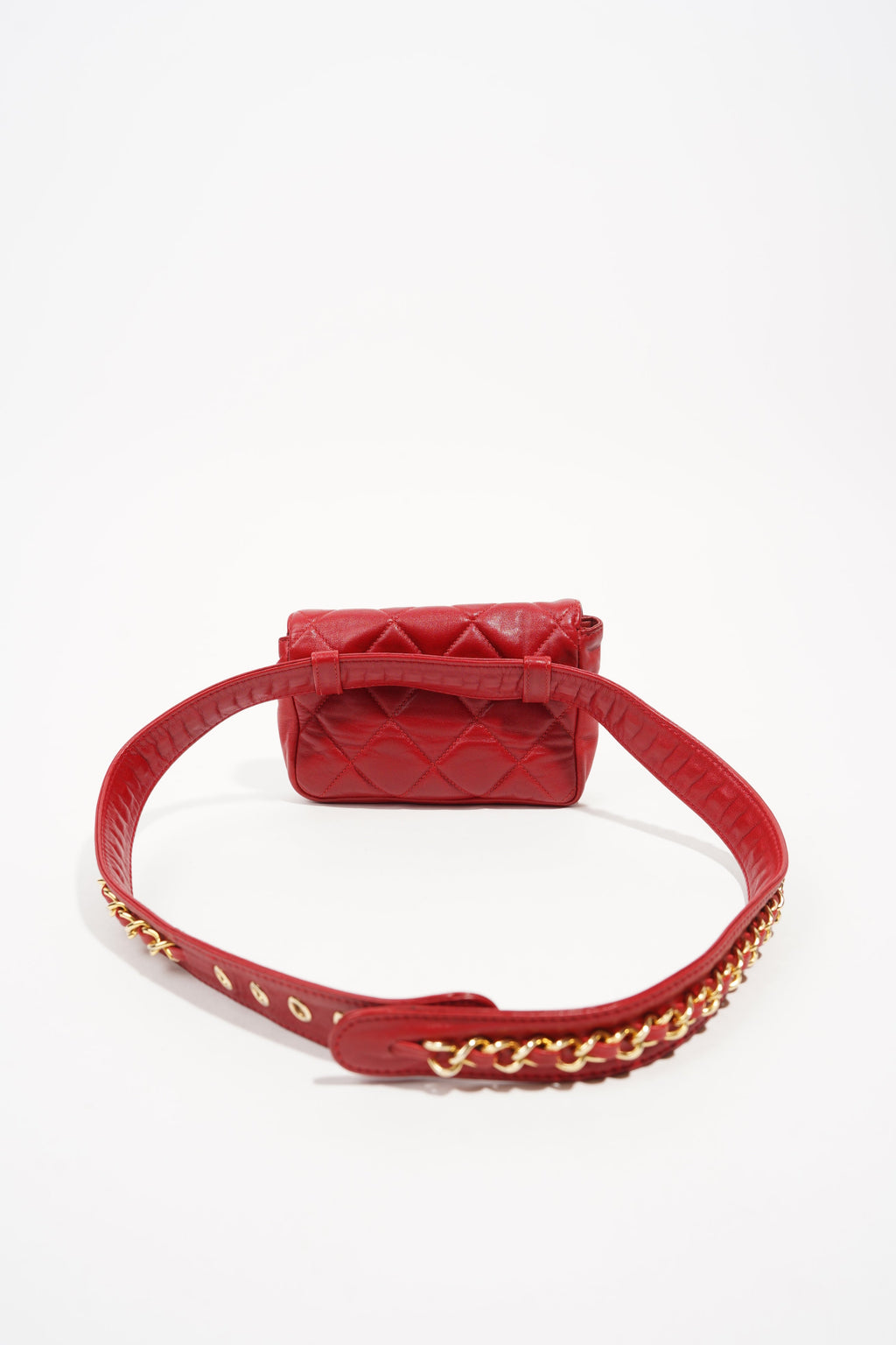 Chanel Womens Vintage CC Belt Bag Mini