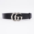 Gucci Marmont Belt Black / Silver Leather 80cm 32"