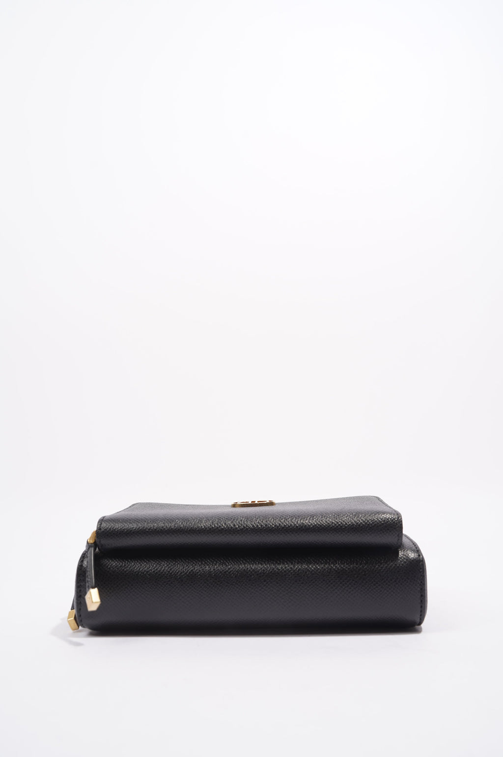 Christian Dior Womens Caro Double Pouch Black