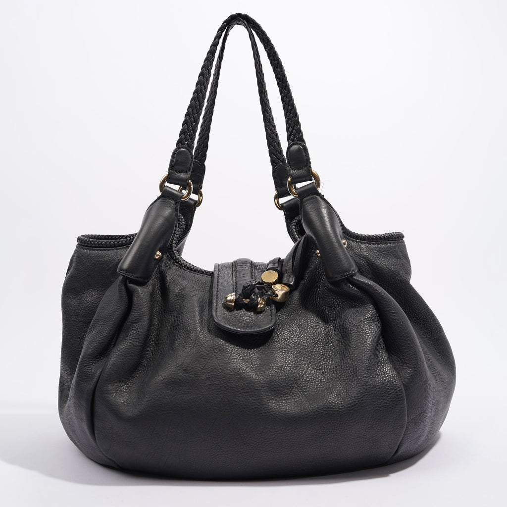 Gucci Womens Marrakech Hobo Black Large
