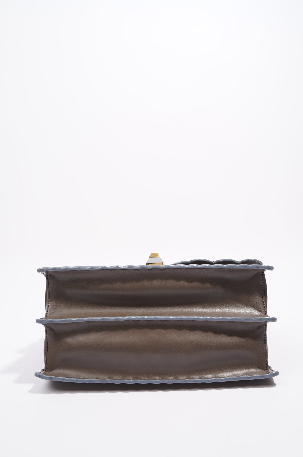 Fendi Fendi Kan Bag Grey Leather Medium