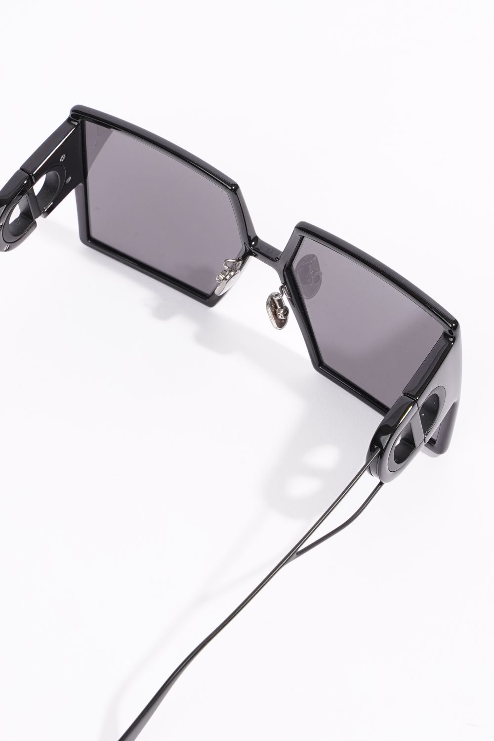 Christian Dior Womens 30 Montaigne Sunglasses Black Acetate