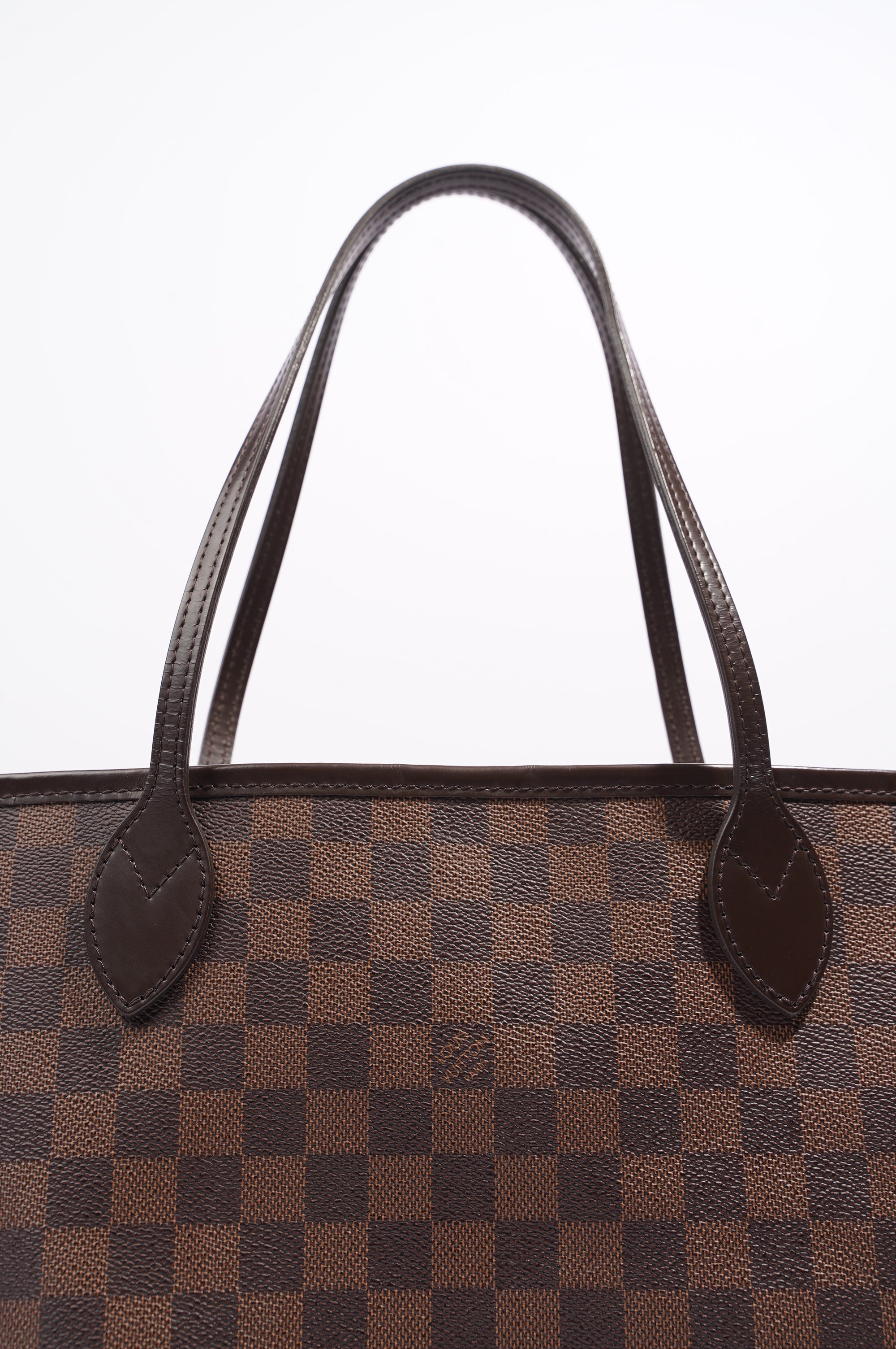 Louis Vuitton Womens Neverfull Damier Ebene MM