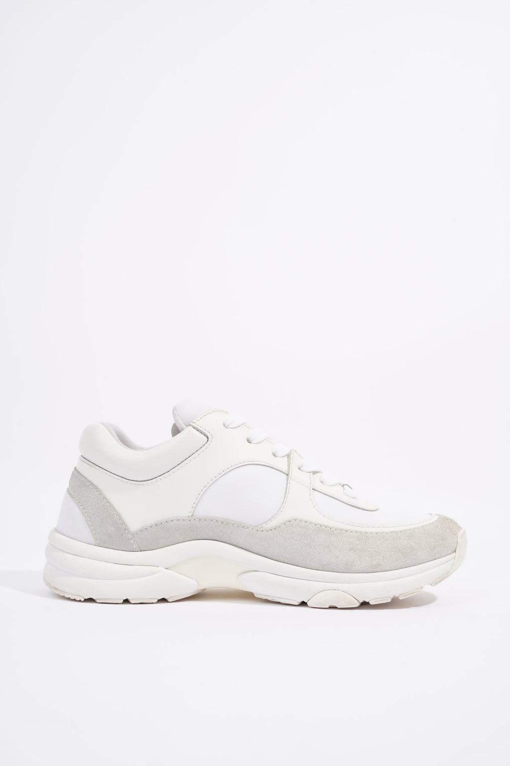 Chanel Womens Logo Runners White EU 35.5 / UK 2.5