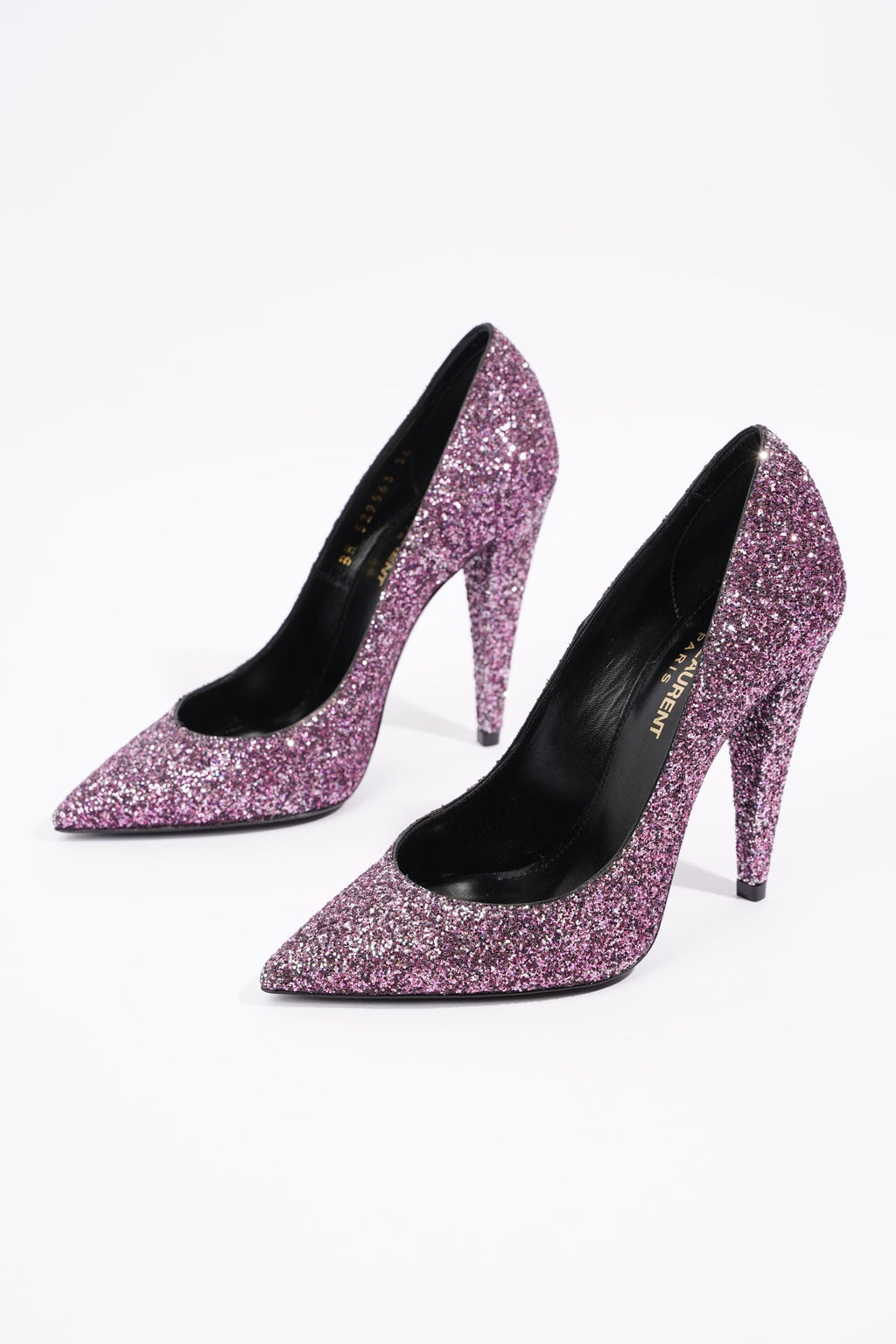 Saint Laurent Anja Pink Glitter EU 36 / UK 3