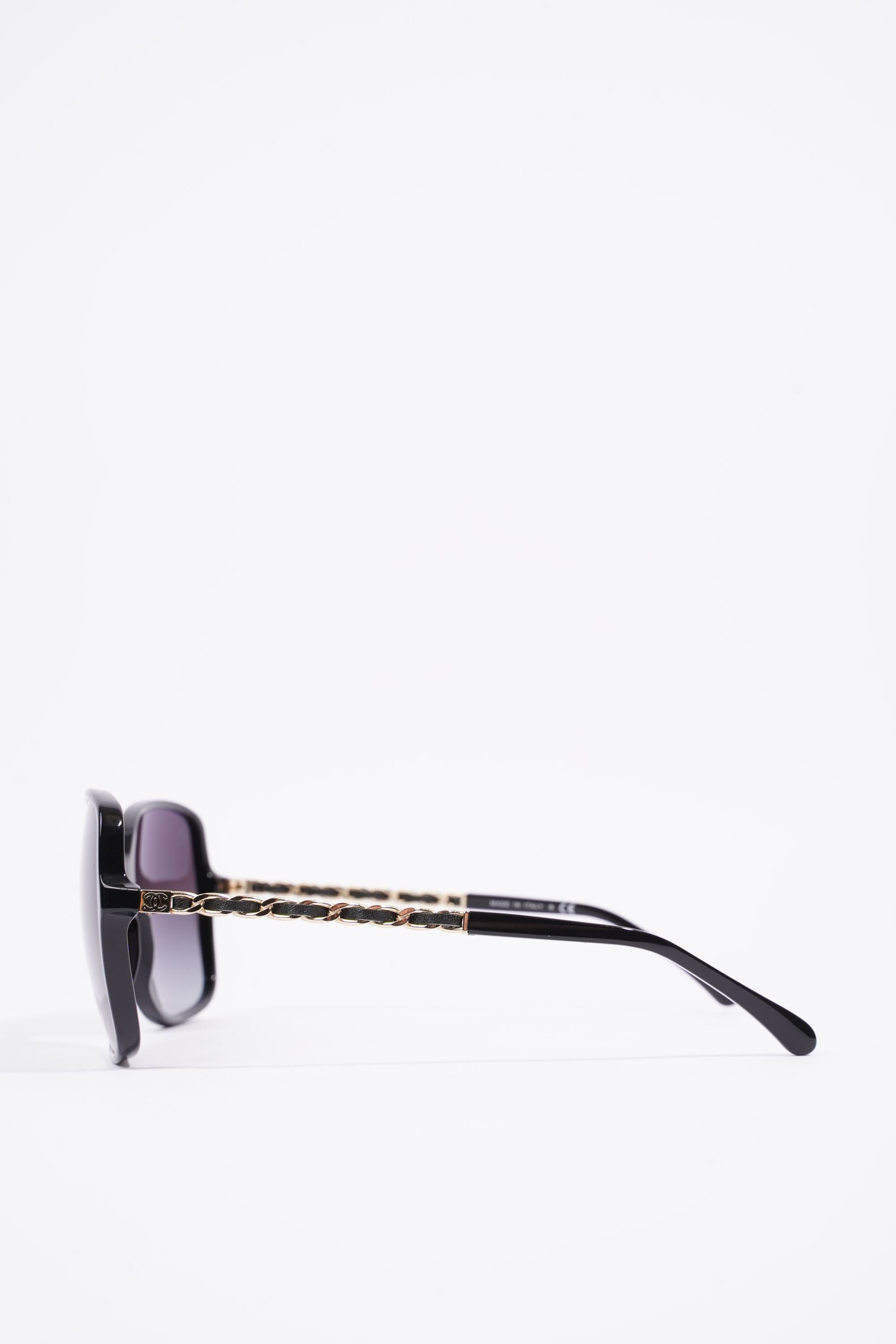 Chanel Womens 5210-Q Sunglasses Black 135