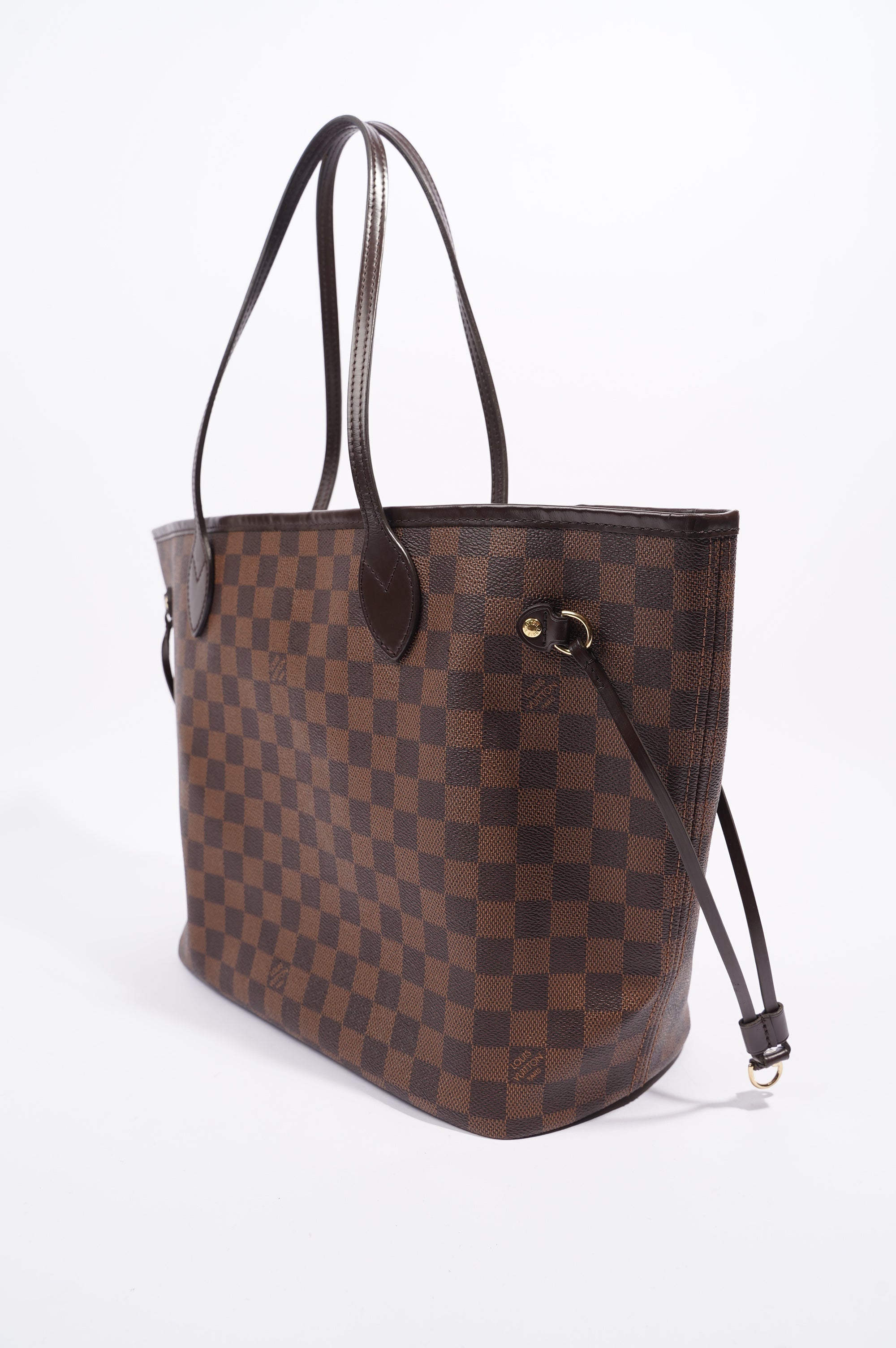 Louis Vuitton Womens Neverfull Damier Ebene MM