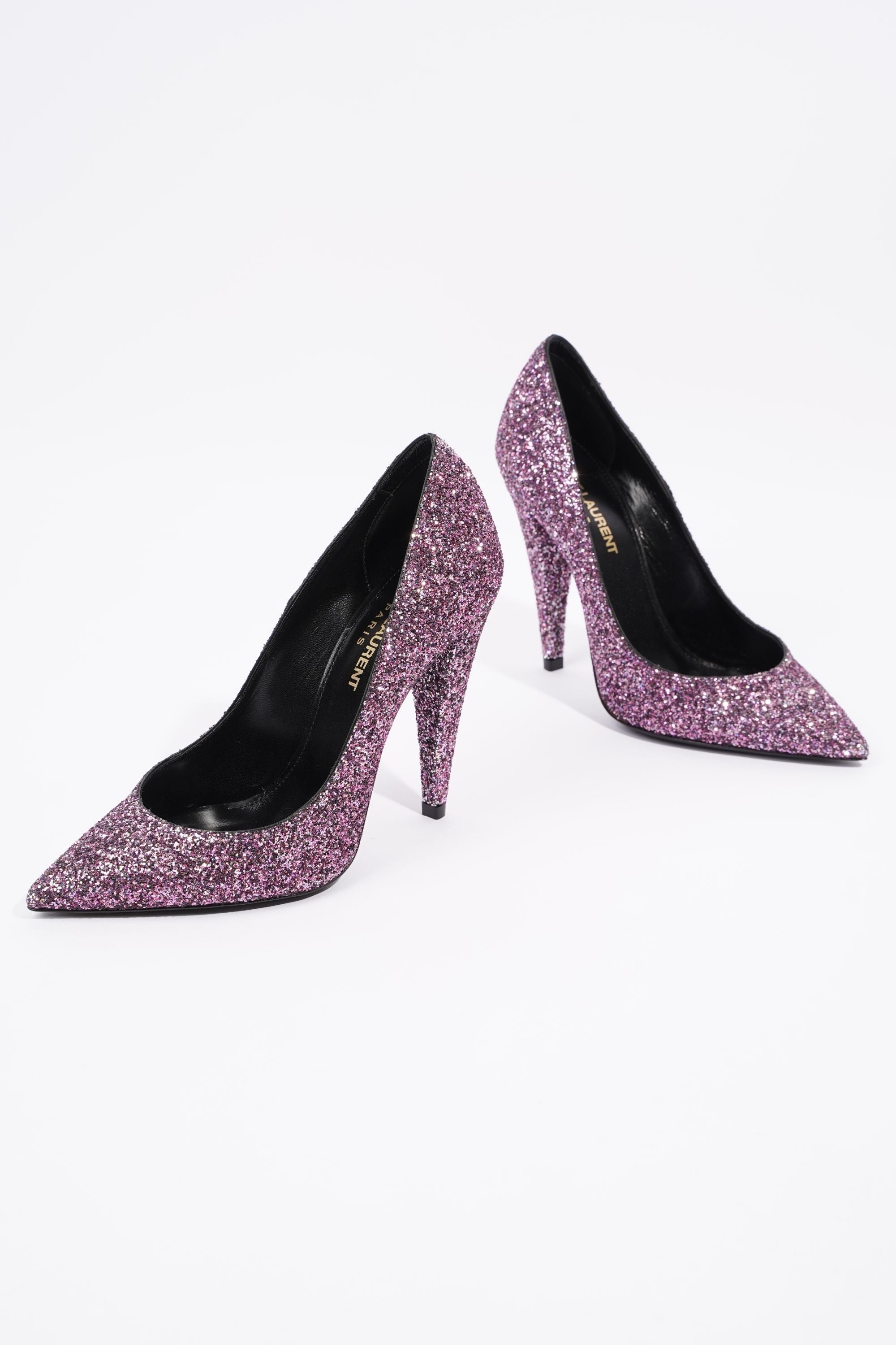 Saint Laurent Anja Pink Glitter EU 36 / UK 3