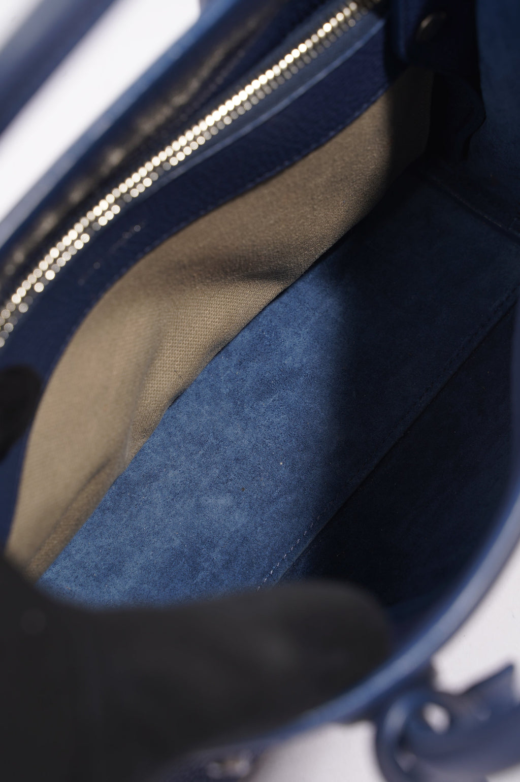 Saint Laurent Womens Sac De Jour Blue Baby