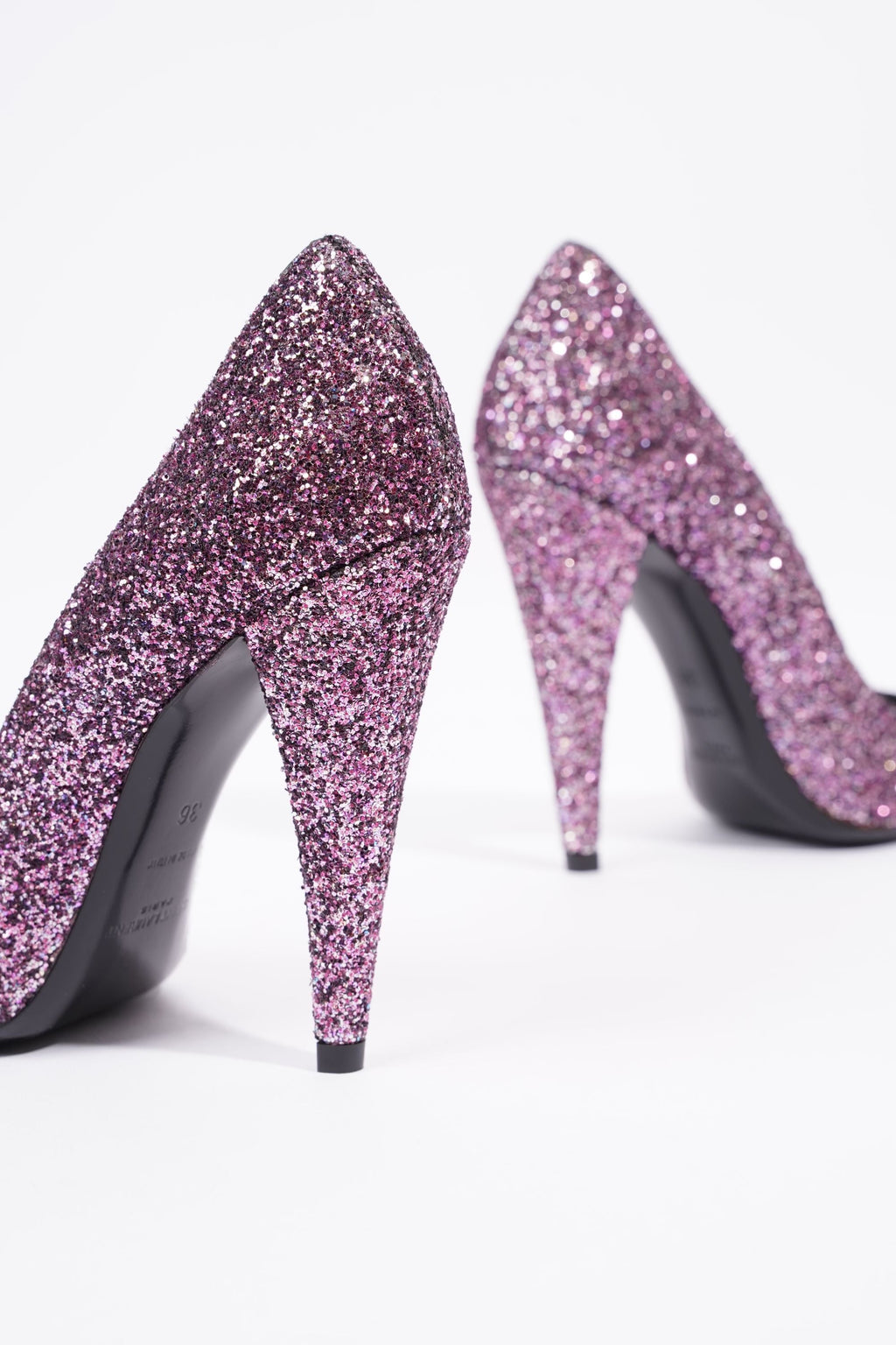 Saint Laurent Anja Pink Glitter EU 36 / UK 3