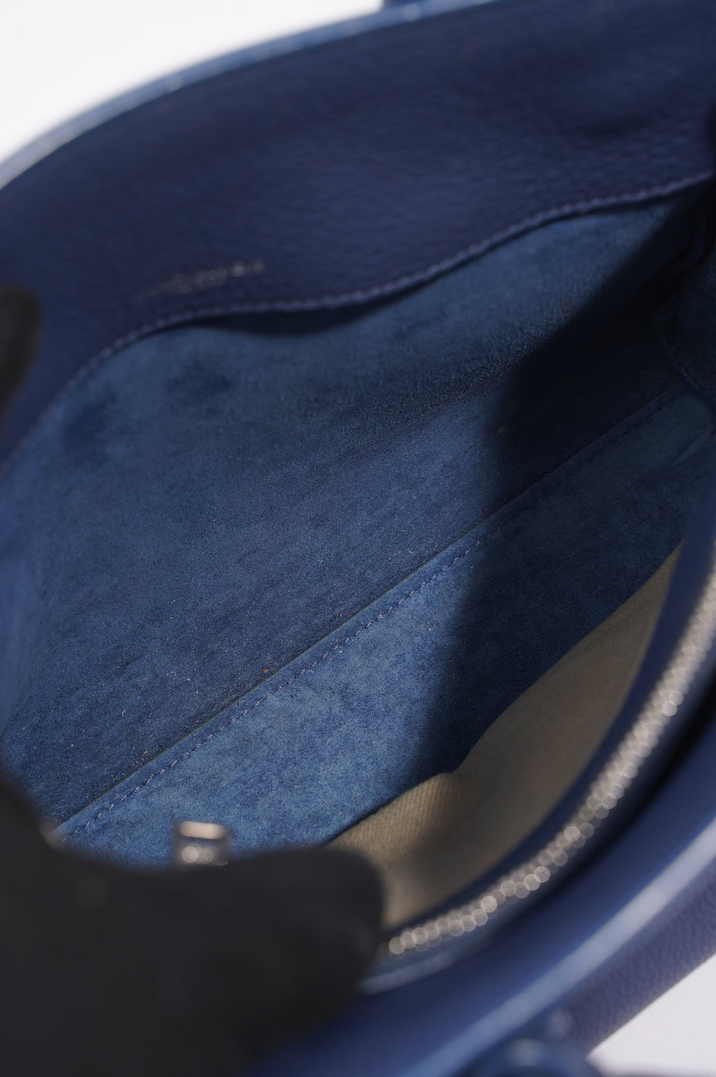 Saint Laurent Womens Sac De Jour Blue Baby