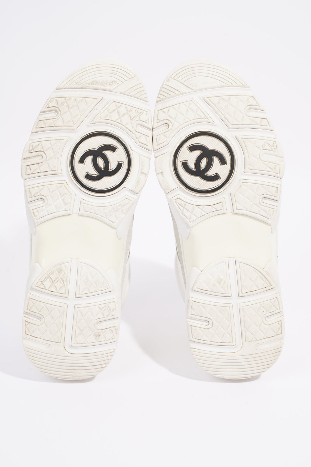 Chanel Womens Logo Runners White EU 35.5 / UK 2.5