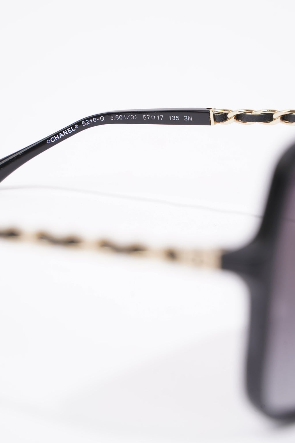 Chanel Womens 5210-Q Sunglasses Black 135