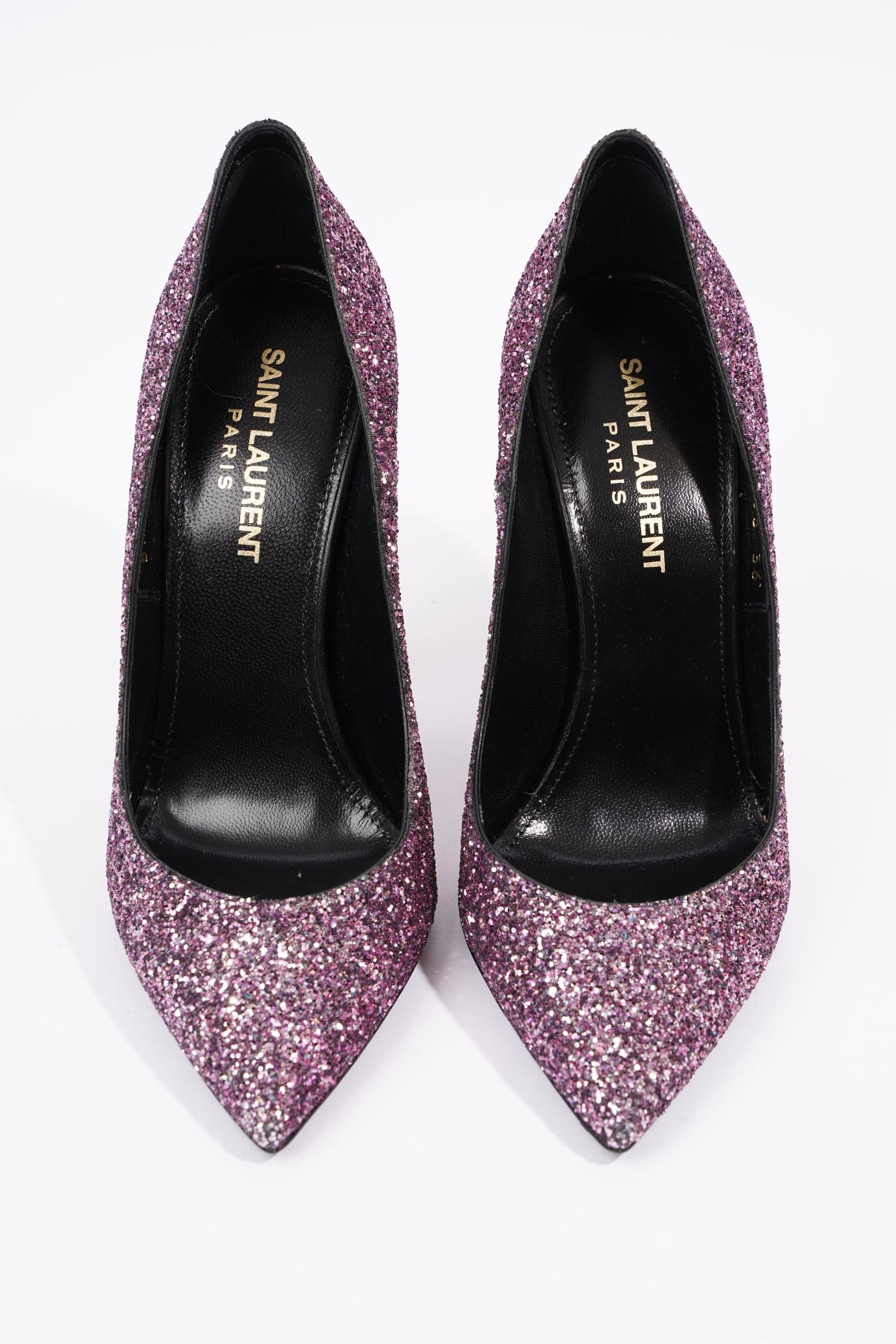 Saint Laurent Anja Pink Glitter EU 36 / UK 3