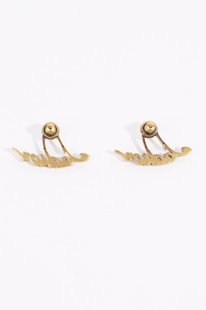 Christian Dior Womens Jadore Earrings Brass
