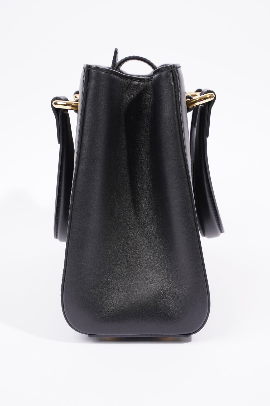 Gucci Sylvie Top Handle Bag Black Leather