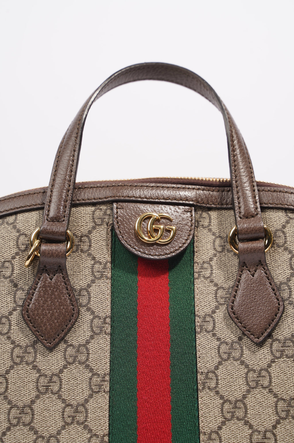 Gucci Womens Ophidia GG Bag Brown / Supreme Canvas