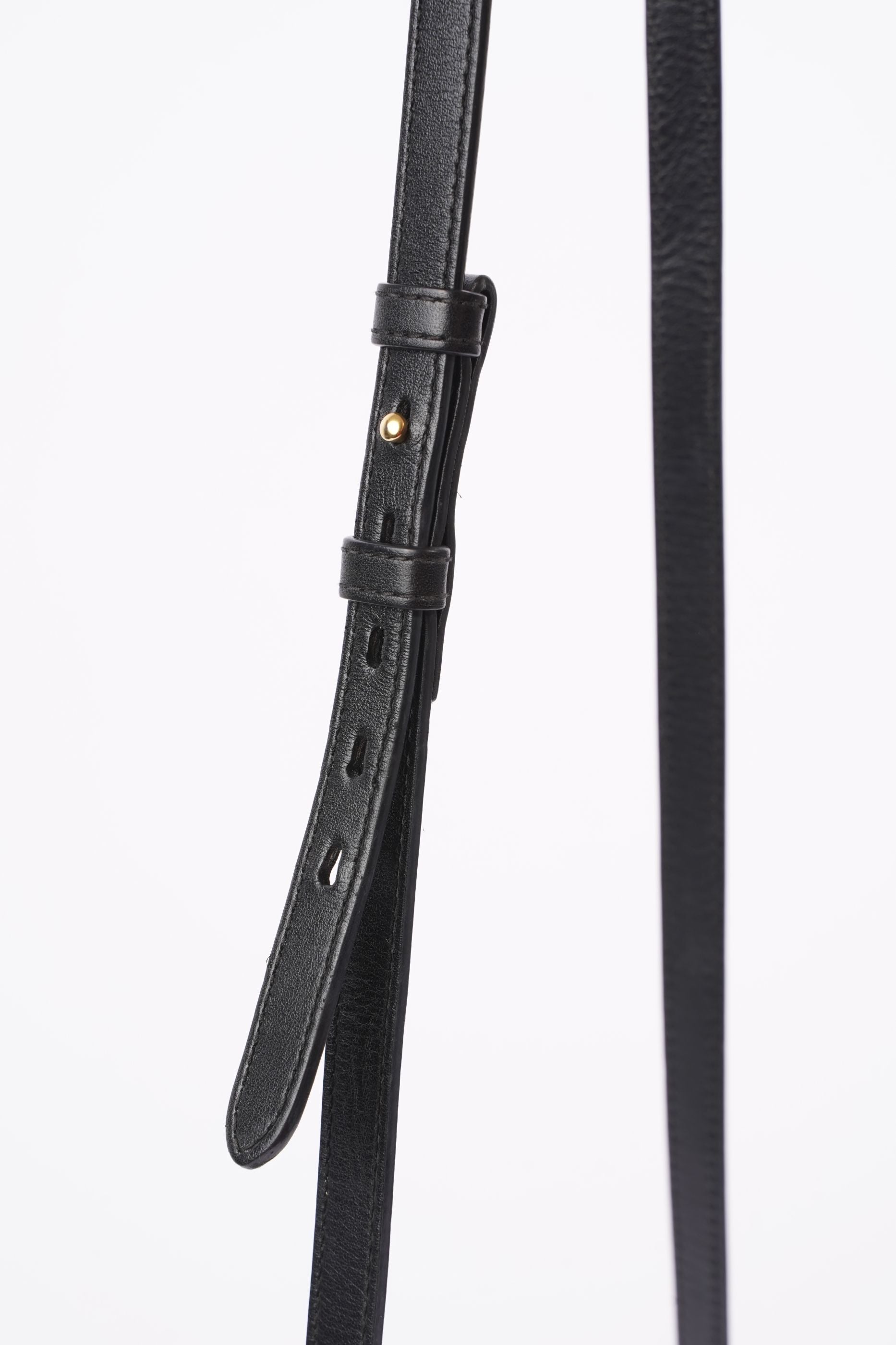 Gucci Womens Marmont GG Bag Black Leather Small