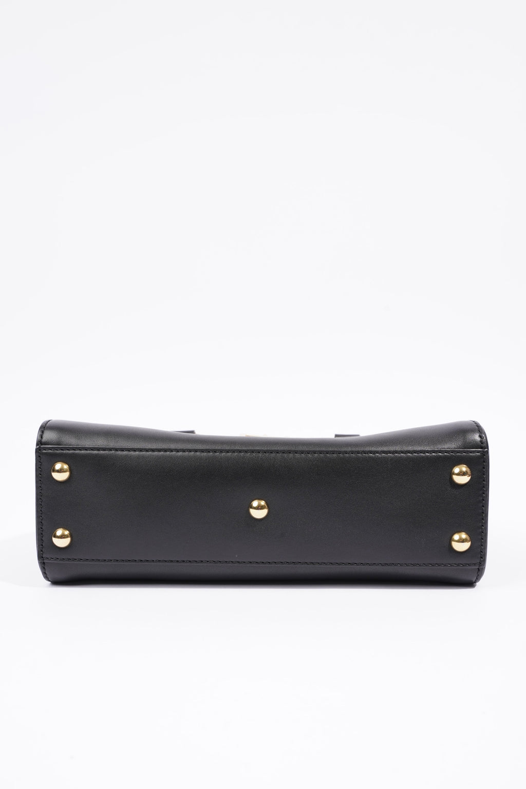 Gucci Sylvie Top Handle Bag Black Leather