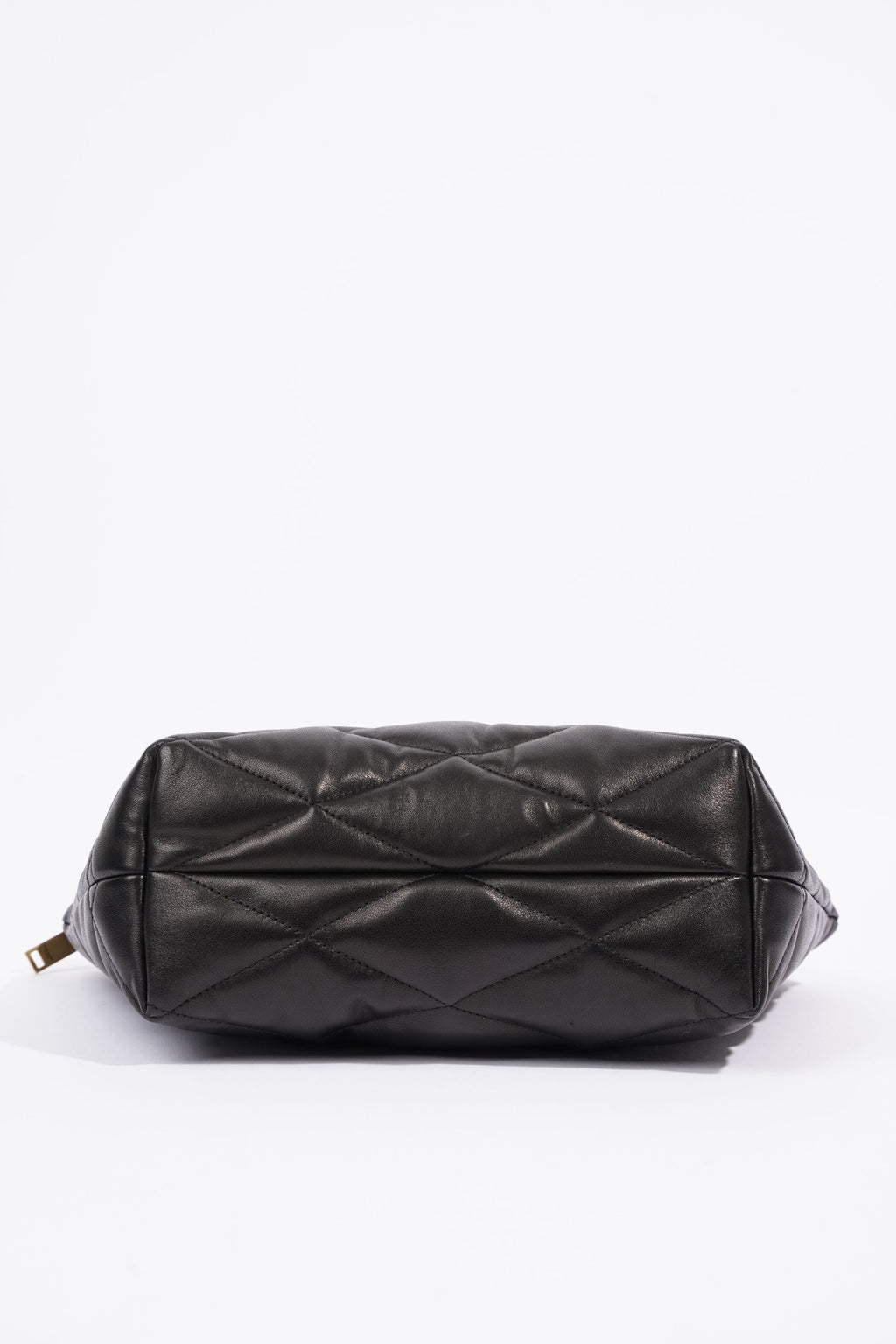 Saint Laurent Womens Sade Pouch Black Leather
