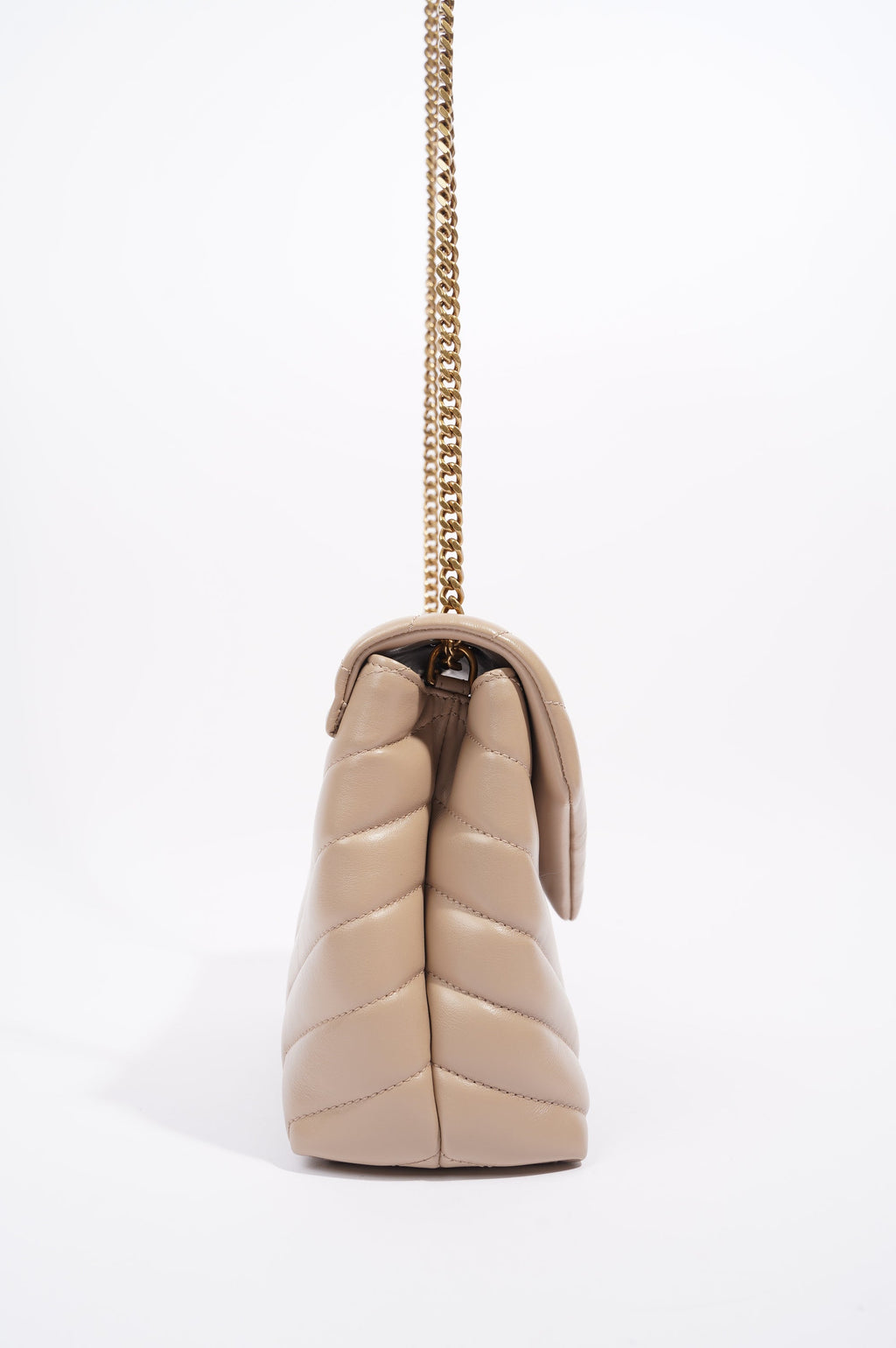 Saint Laurent Womens Lou Lou Nude Small