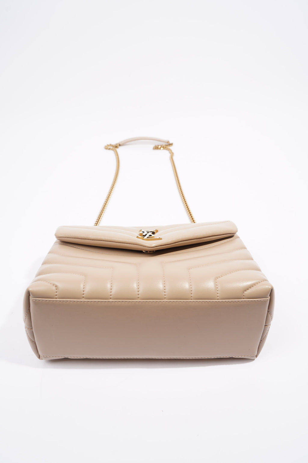 Saint Laurent Womens Lou Lou Nude Small