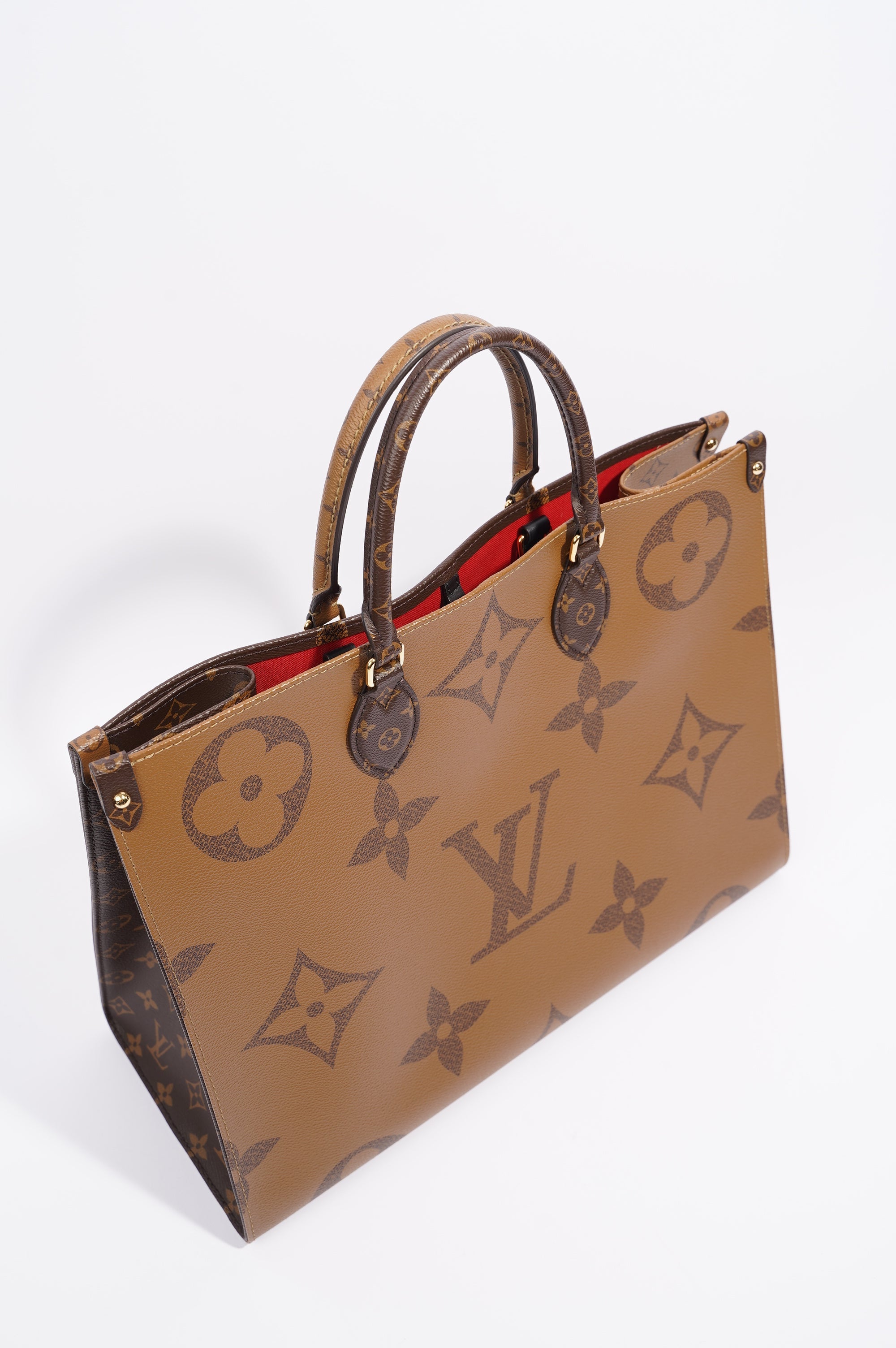 Louis Vuitton Womens On The Go Reverse Monogram Canvas GM