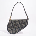 Christian Dior Womens Saddle Pouch Oblique Mini