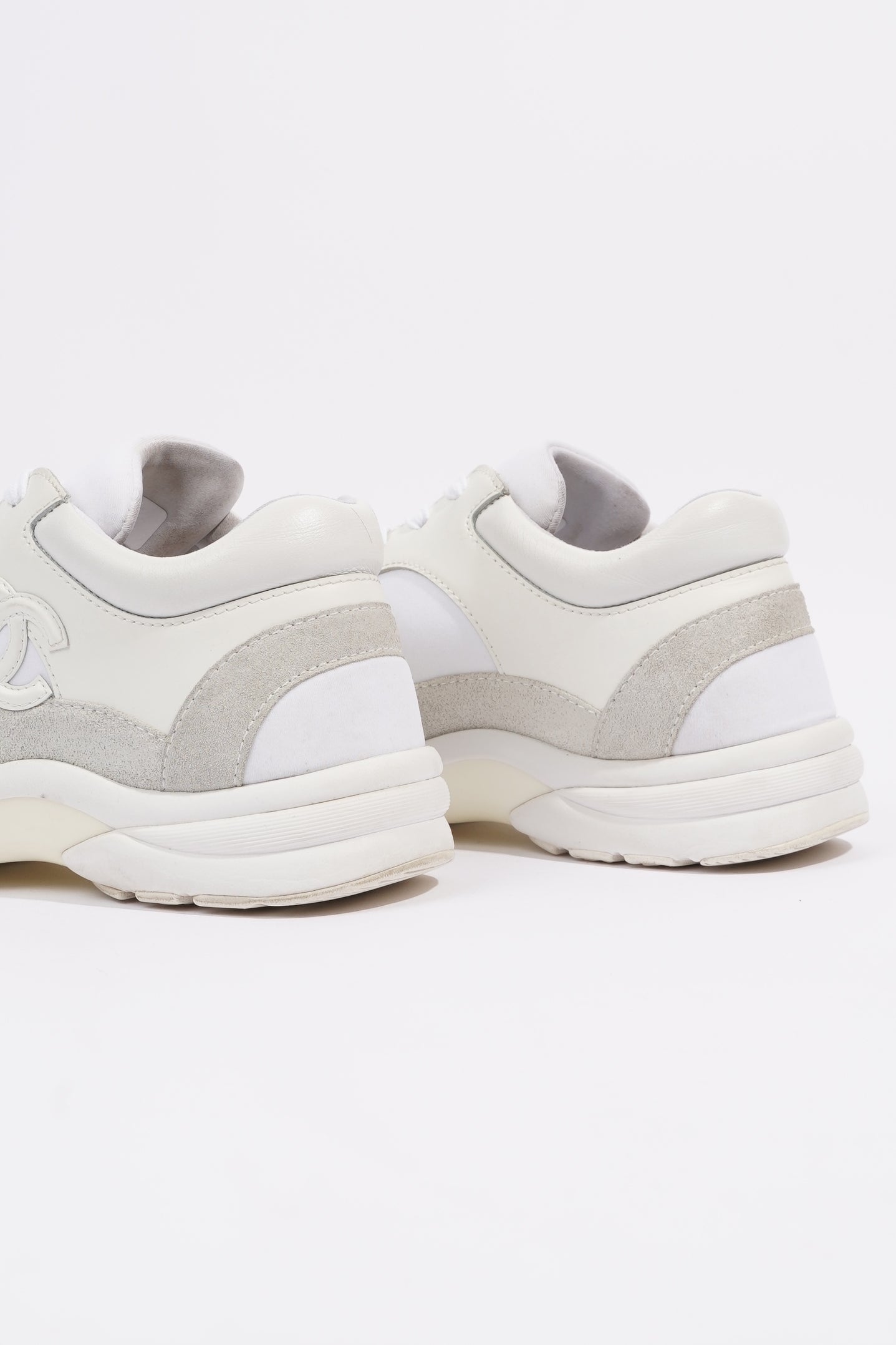 Chanel Womens Logo Runners White EU 35.5 / UK 2.5